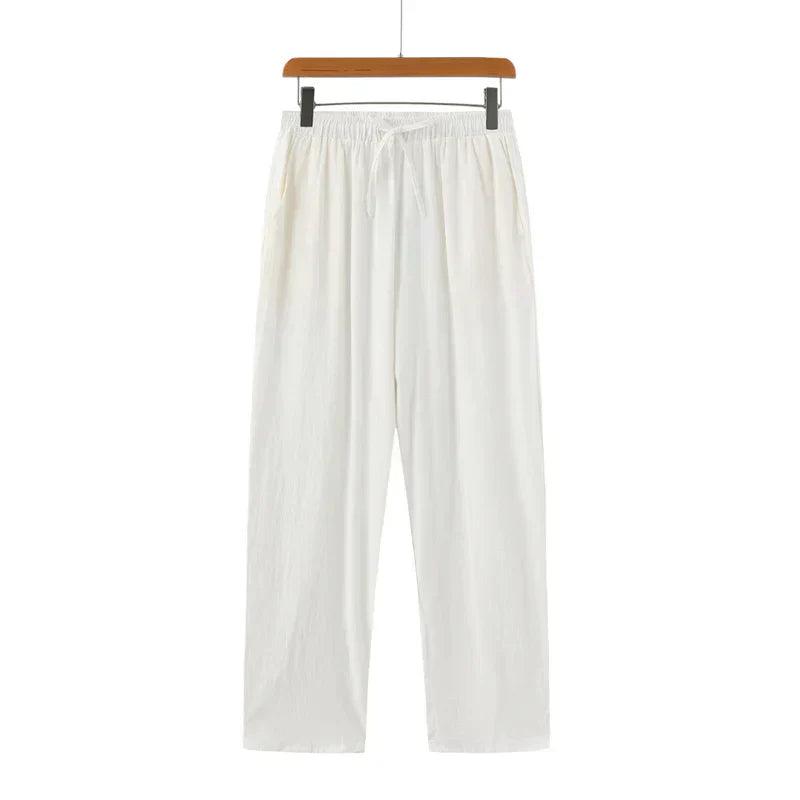 Milavie™ | Pantaloni in lino