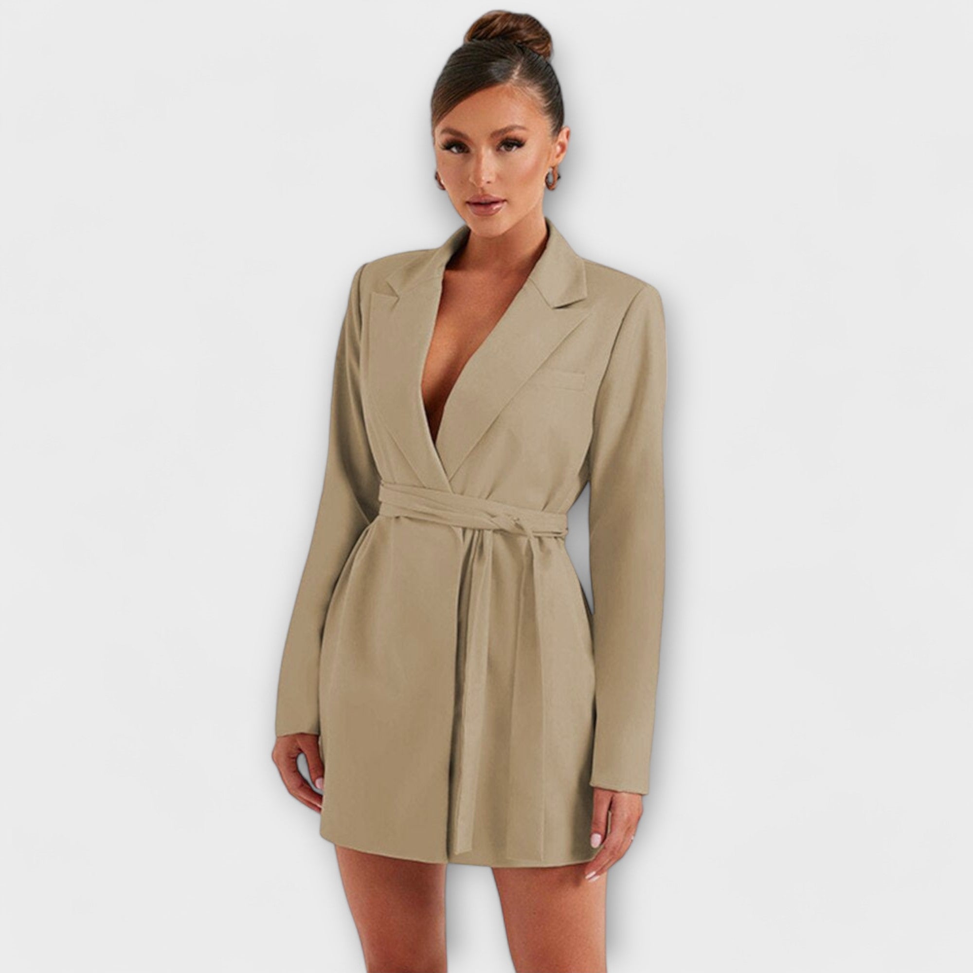 Zélia - Vestito Blazer con Scollatura a V