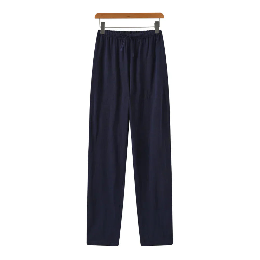 Milavie™ | Pantaloni Slim Fit in Lino