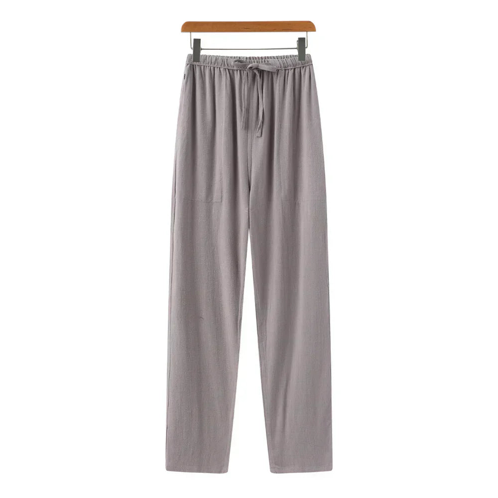 Milavie™ | Pantaloni Slim Fit in Lino