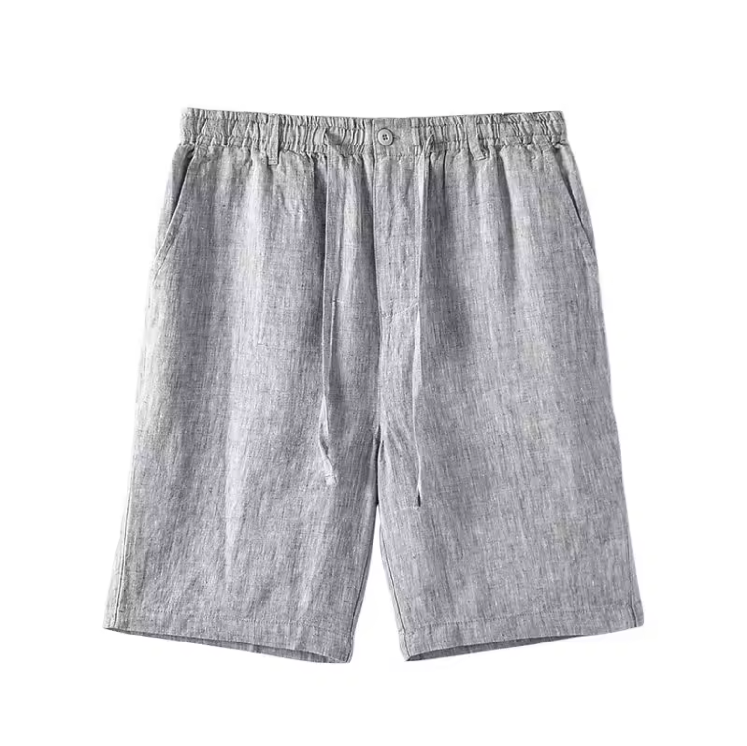 Milavie™ | Pantaloni Corti in Lino
