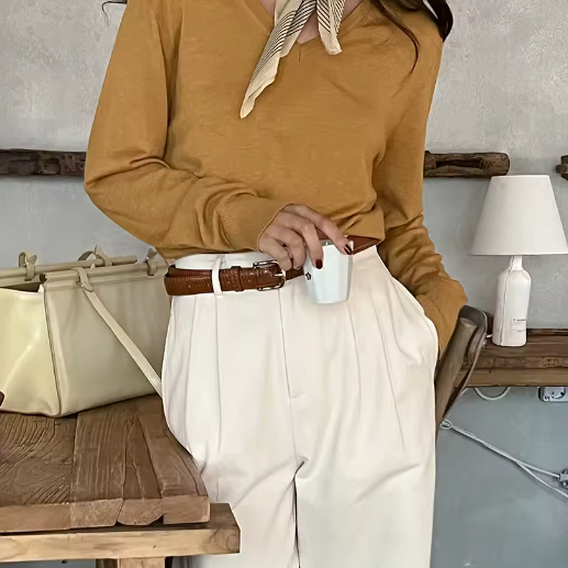 Milavie™ | Pantaloni tagliati