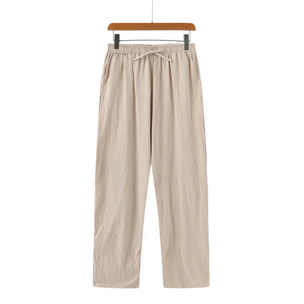 Milavie™ | Pantaloni in lino