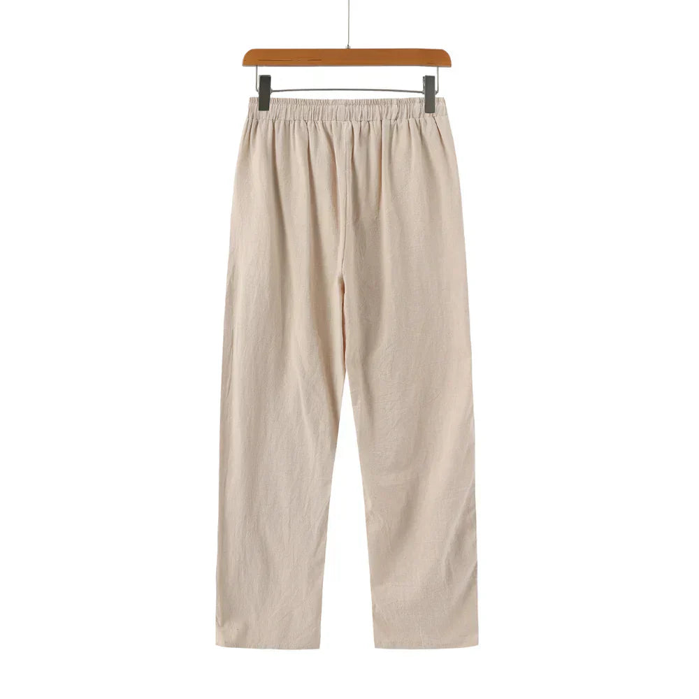 Milavie™ | Pantaloni in lino