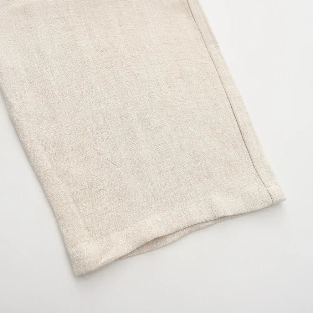 Milavie™ | Pantaloni Slim Fit in Lino
