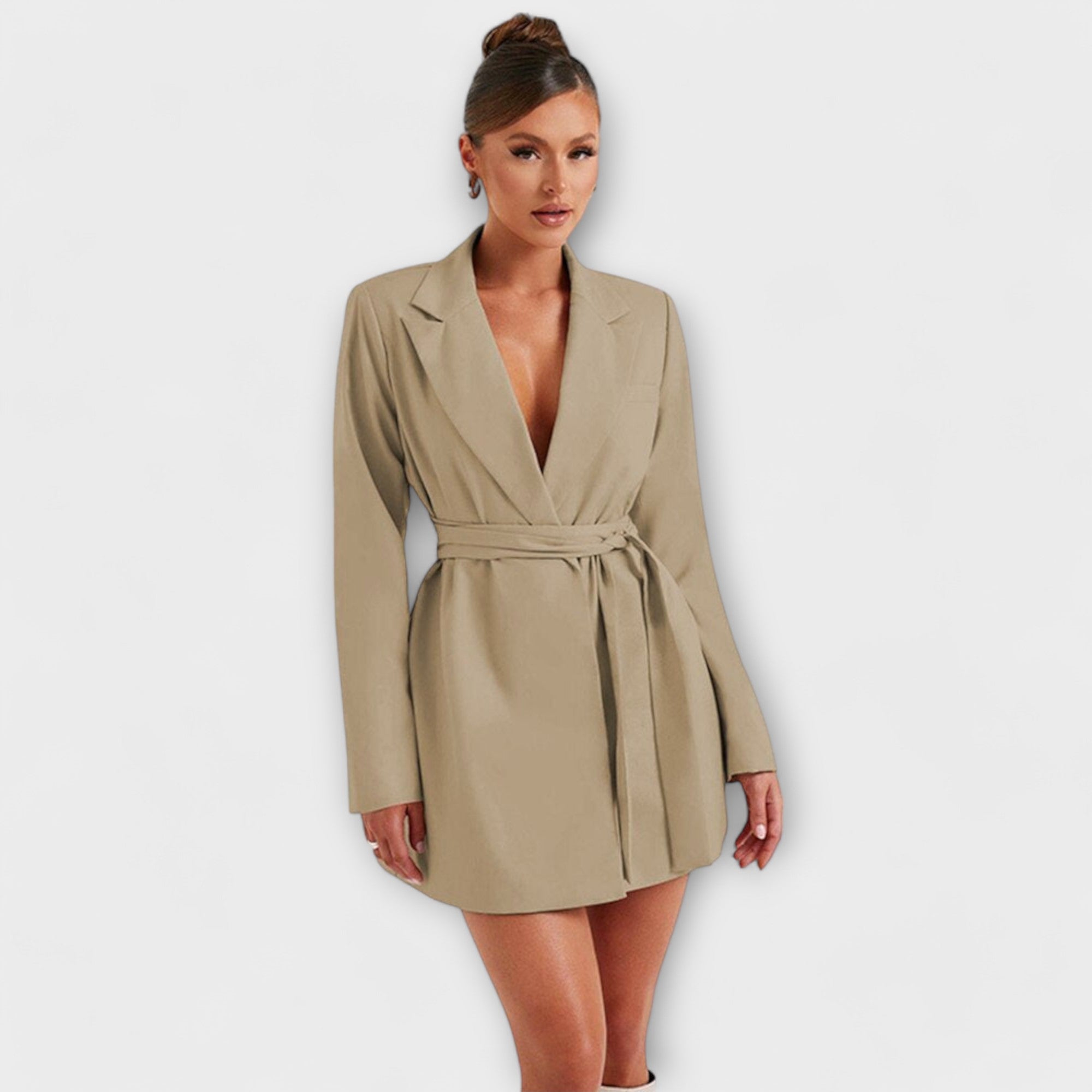 Zélia - Vestito Blazer con Scollatura a V