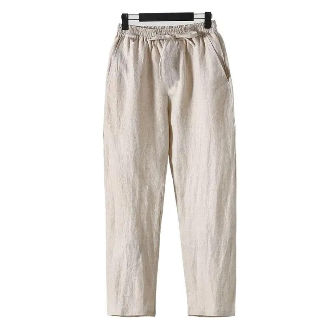 Milavie™ | Pantaloni in lino