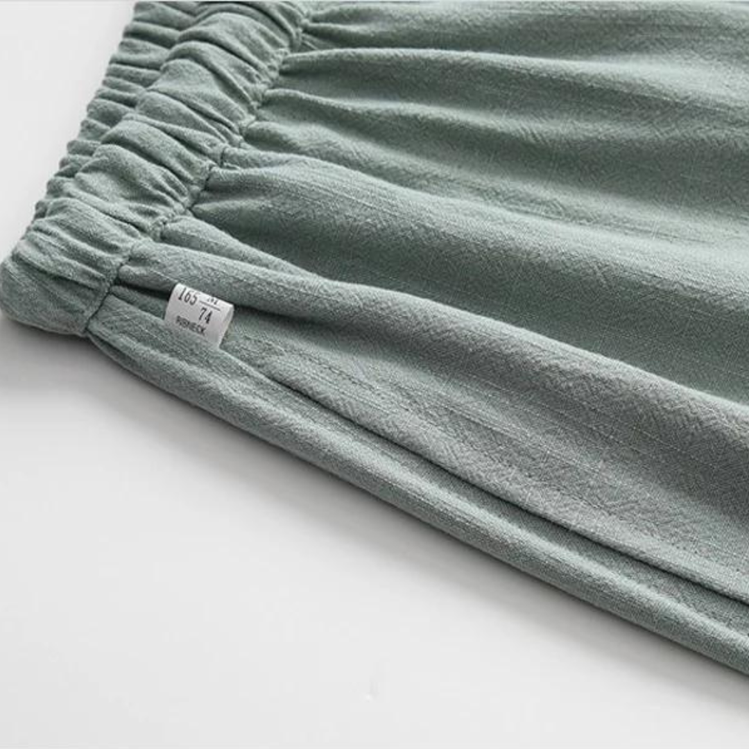 Milavie™ | Pantaloni in lino