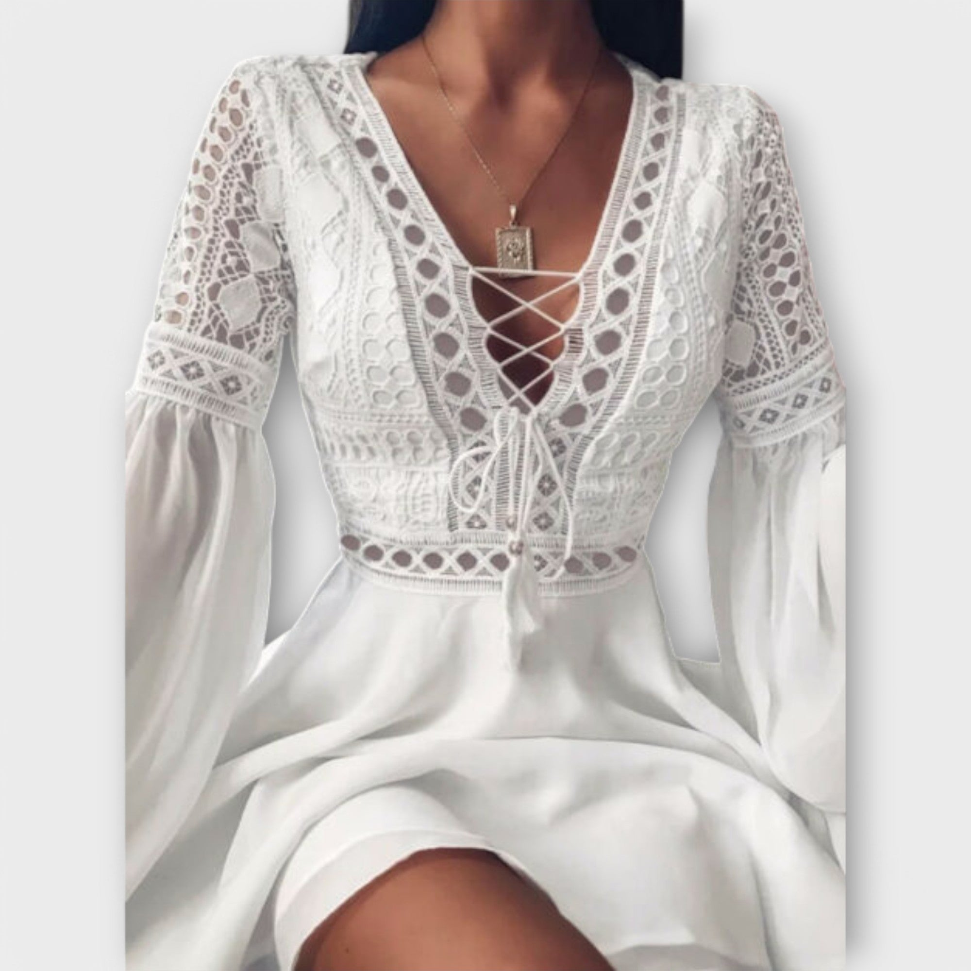 Paula - Vestito Boho Corto Perfetto
