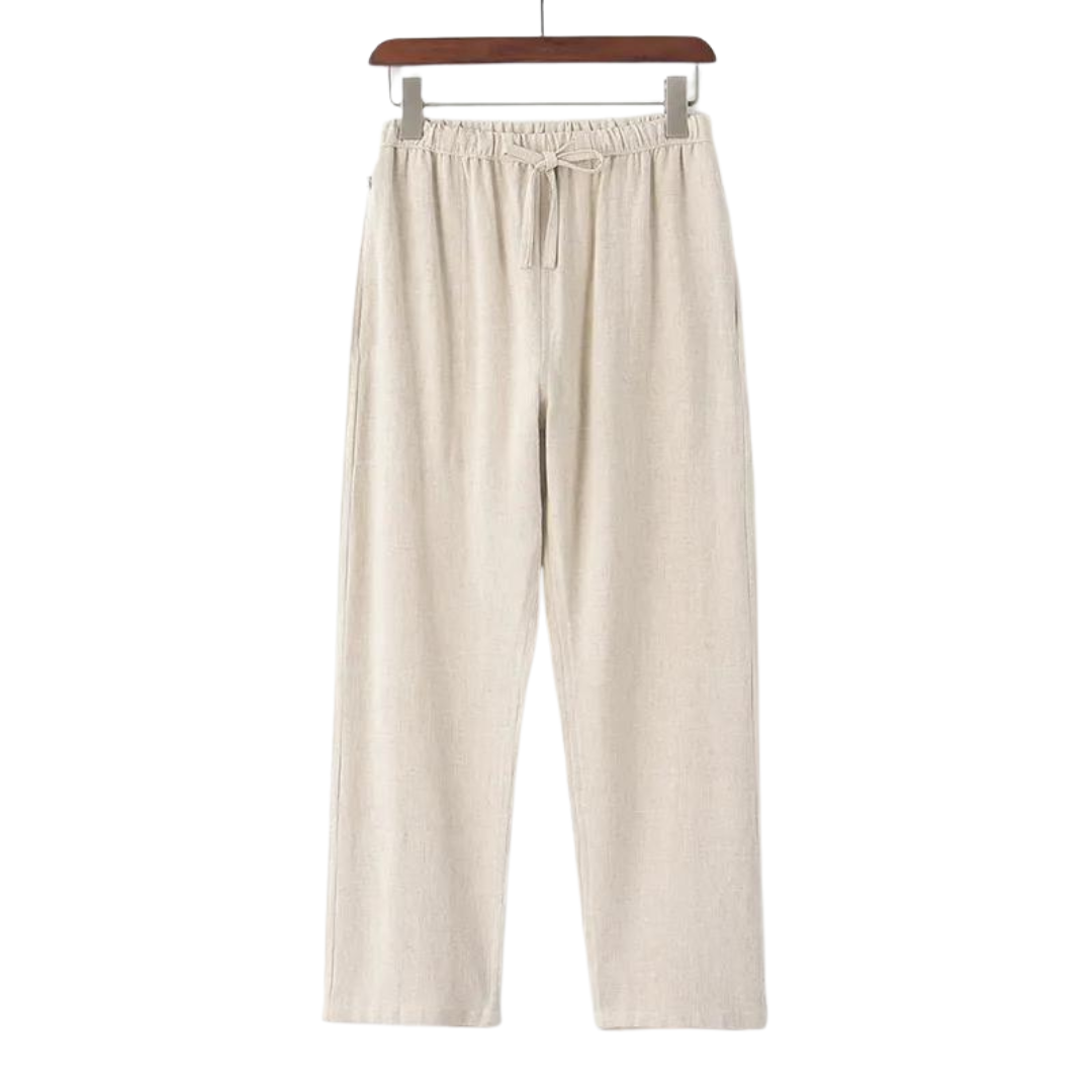 Milavie™ | Pantaloni in lino